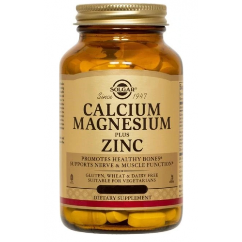 Solgar Calcium Magnesium Plus Zinc